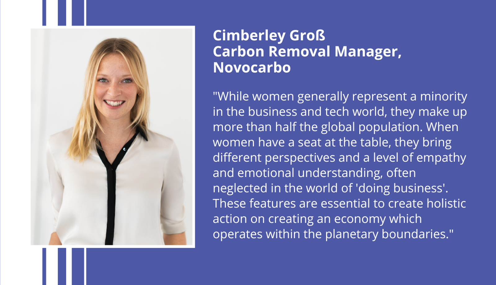 Celebrating women leading on climate action | Climate Impact Partners